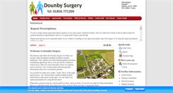 Desktop Screenshot of dounbysurgery.co.uk